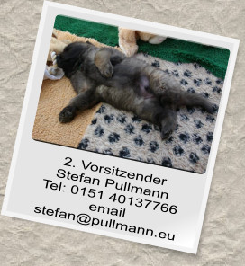 2. Vorsitzender  Stefan Pullmann Tel: 0151 40137766 email stefan@pullmann.eu